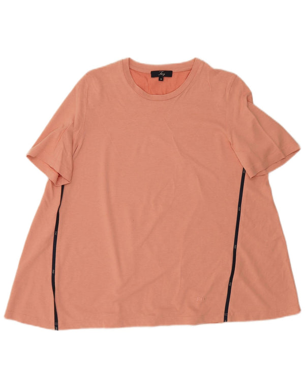FAY Dame T-Shirt Top UK 14 Medium Orange