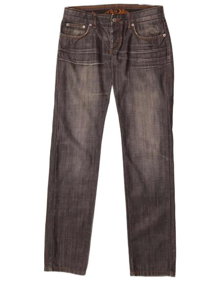 RICHMOND Mens Denim Straight Jeans W30 L34 Grey