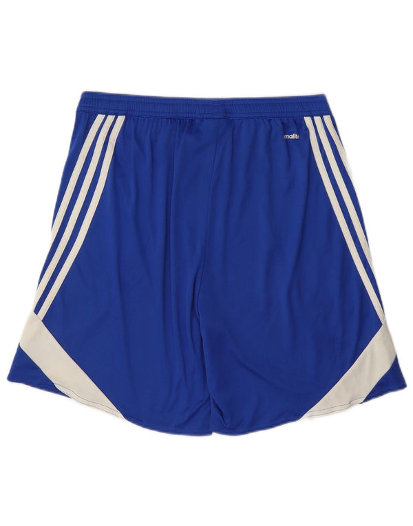 Adidas Herre Climalite Sportshorts Medium Blue Colourblock Polyester