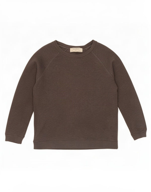 Zara Dame Trafaluc Oversized Top Langærmet UK 10 Små Grå Flecked