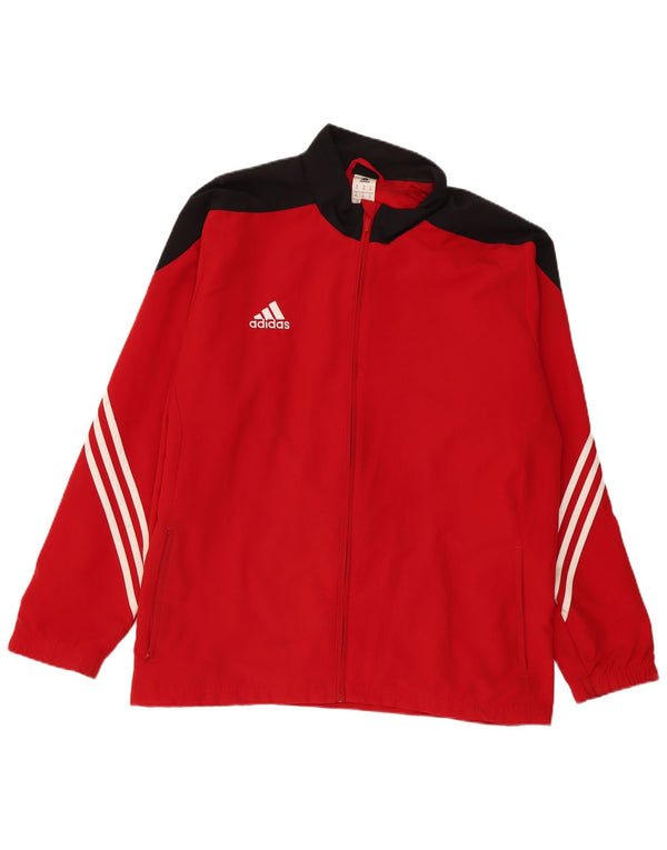Adidas Træningsdragt til mænd Topjakke 2XL Rød Colourblock Polyester