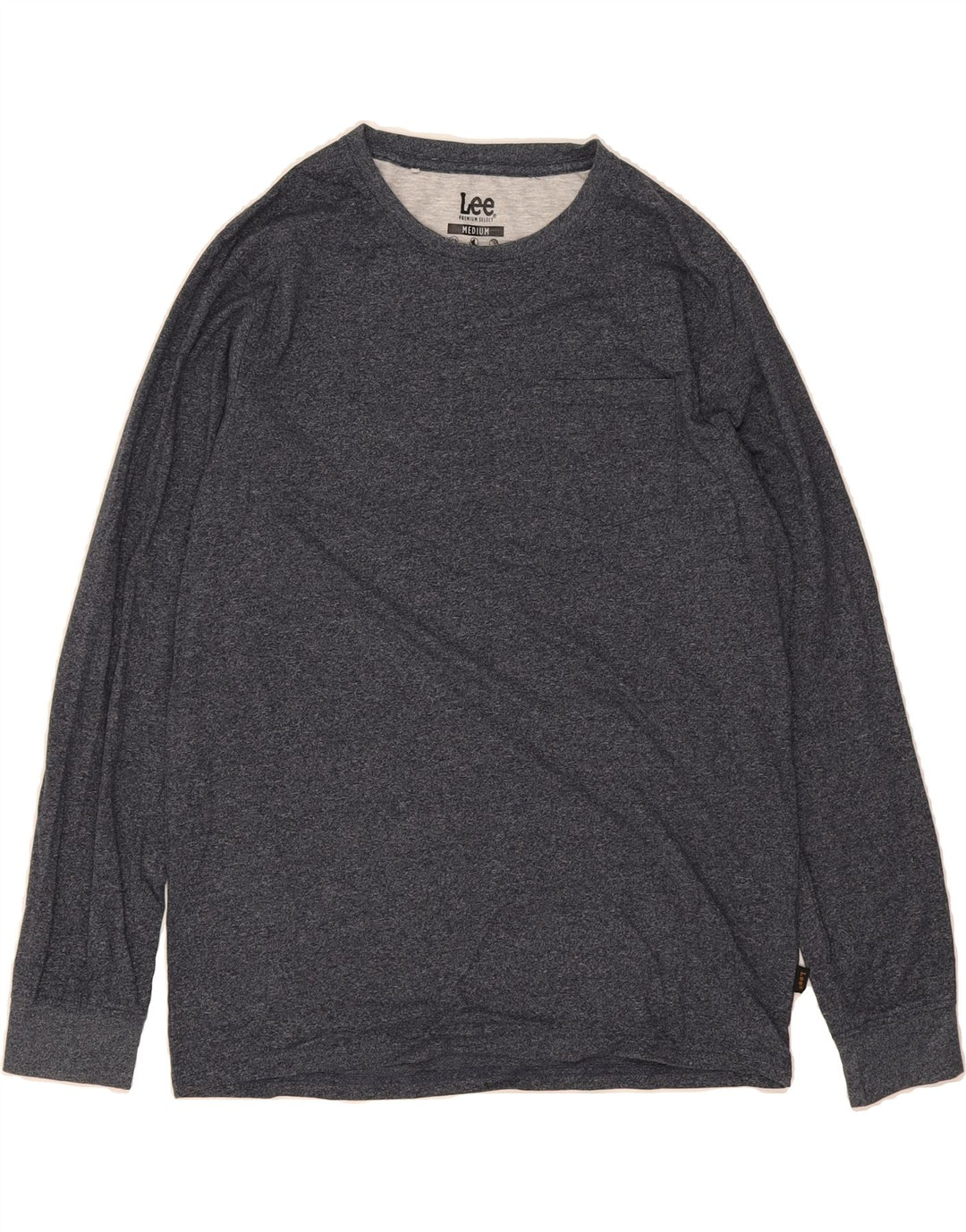 LEE Mens Top Long Sleeve Medium Navy Blue Cotton Vintage Lee and Second-Hand Lee from Messina Hembry 