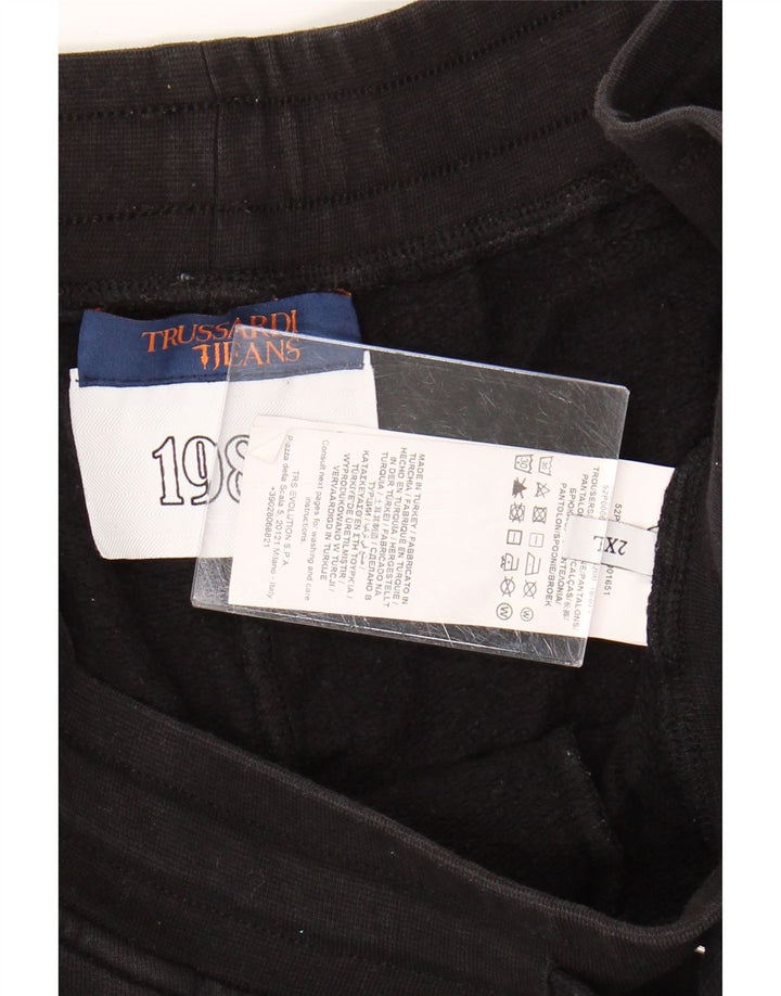 Trussardi Womens UK 20 2XL Sort Bomuld
