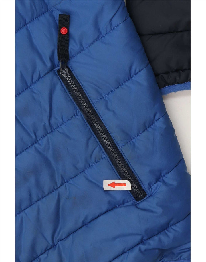 Jack Wolfskin drenge hættepolstret jakke 13-14 år blå polyester