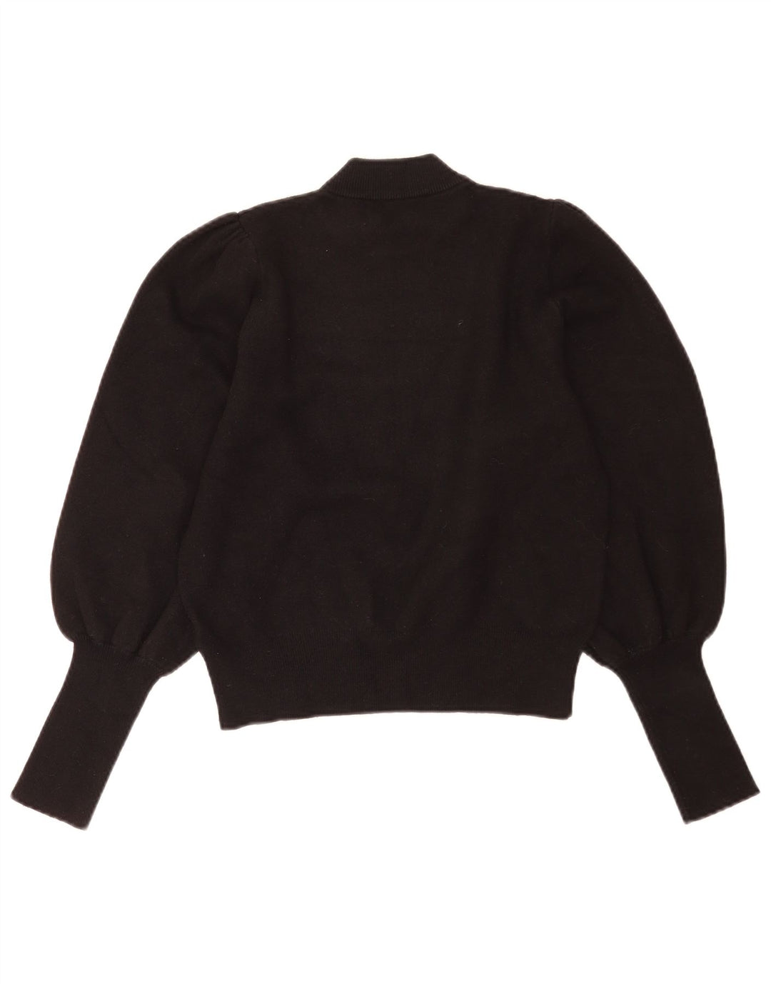 Zara Dame Turtle Neck Jumper Sweater UK 12 Medium Black