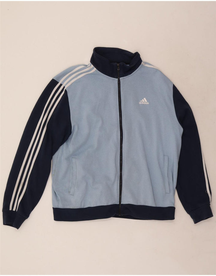 Adidas Træningsdragt til mænd Topjakke XL Blå Colourblock