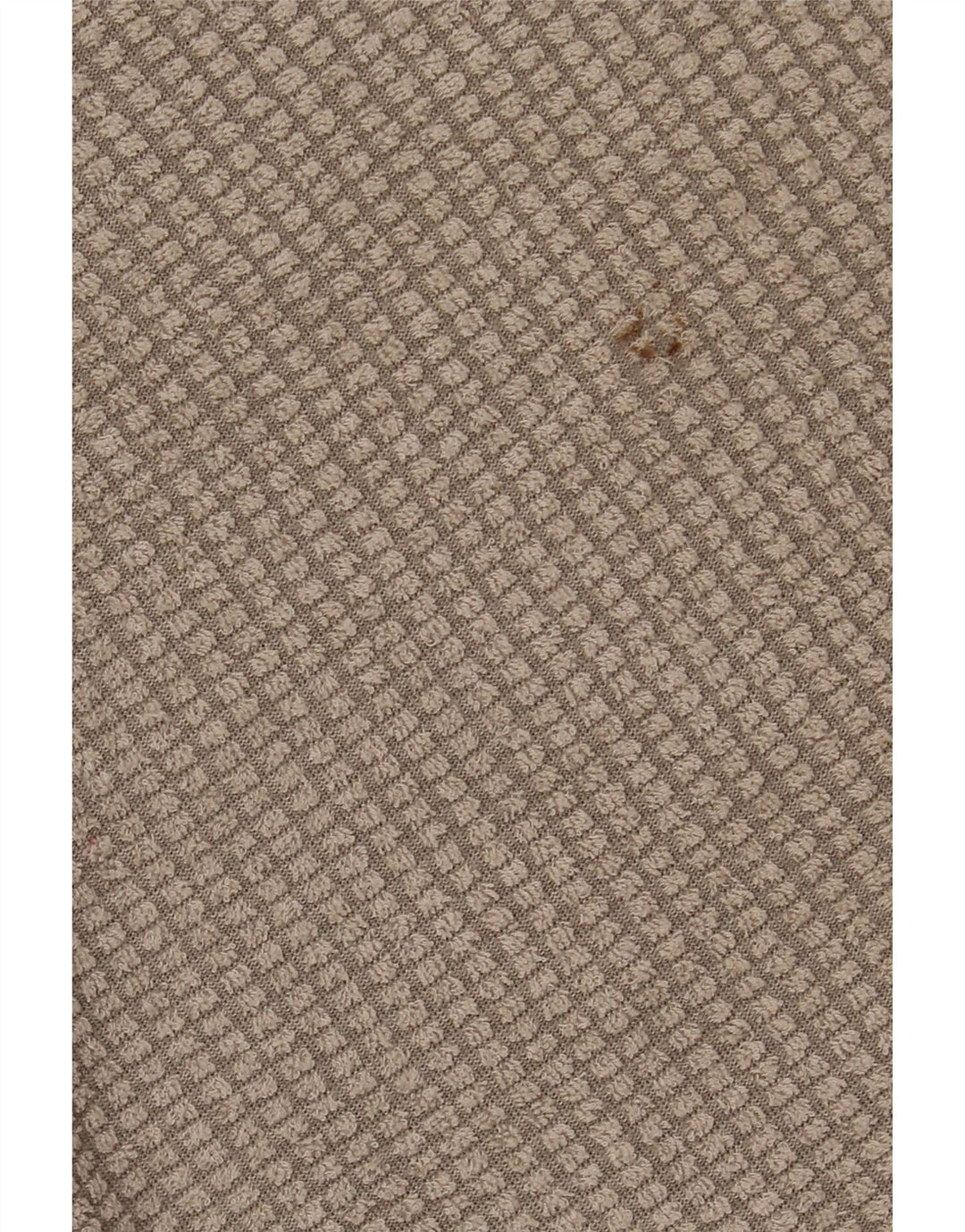Weird Fish Herre Zip Neck Jumper Sweater Stor Beige Polyester