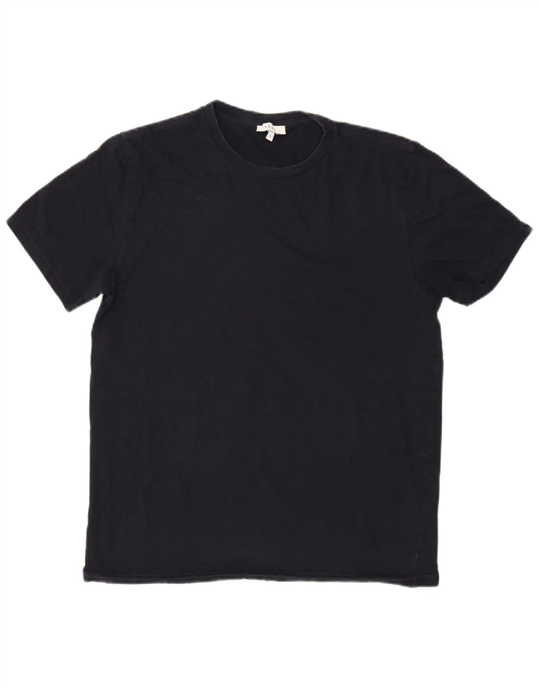 REISS T-shirt top til kvinder UK 16 Stor marineblå bomuld