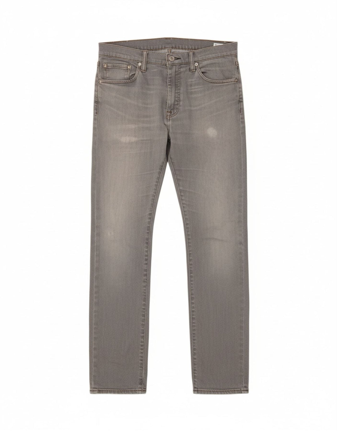 LEVI'S Mens 508 Distressed Tapered Jeans W33 L32 Grey Cotton