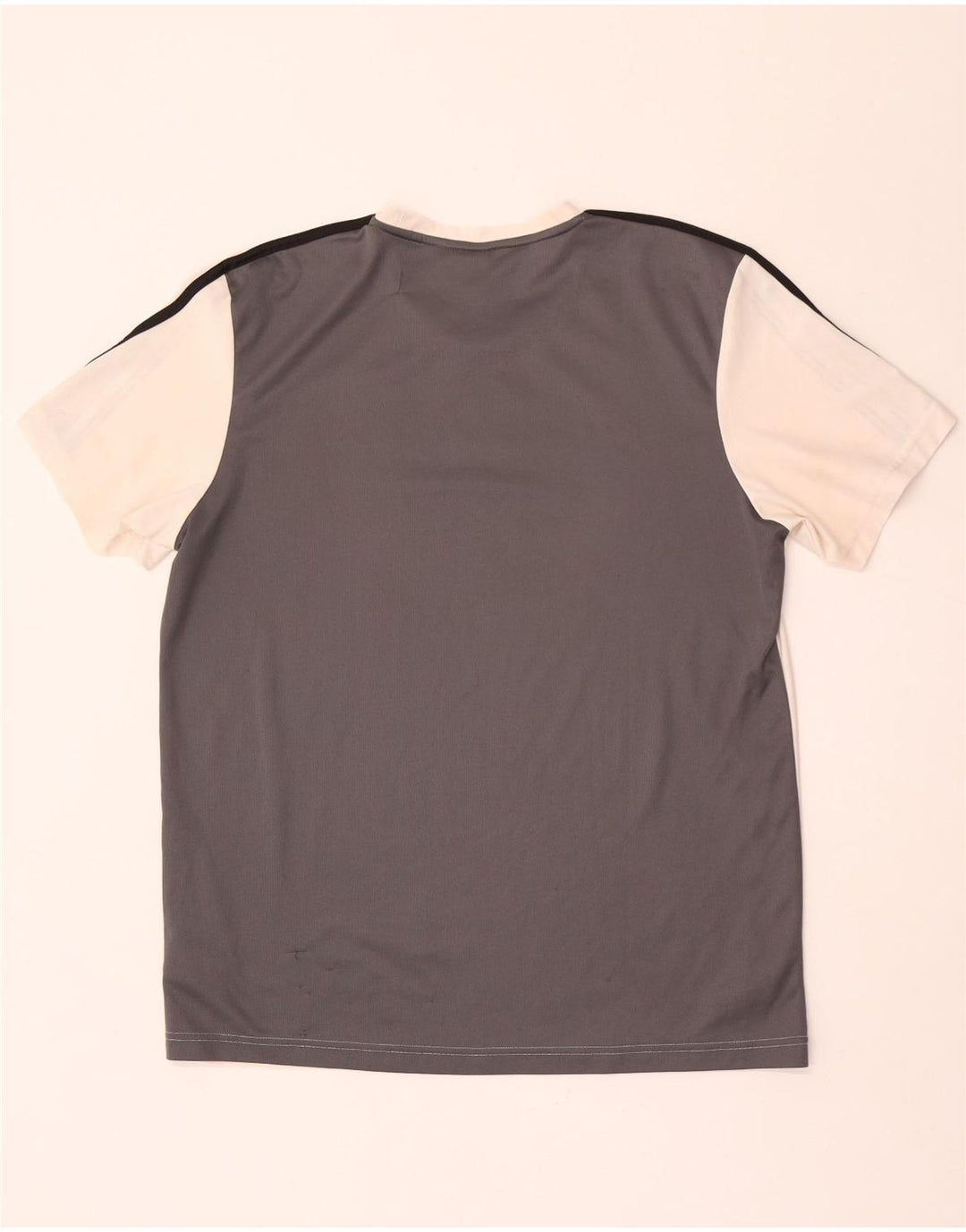 Adidas Herre Aeroready T-Shirt Top Stor hvid Colourblock Polyester