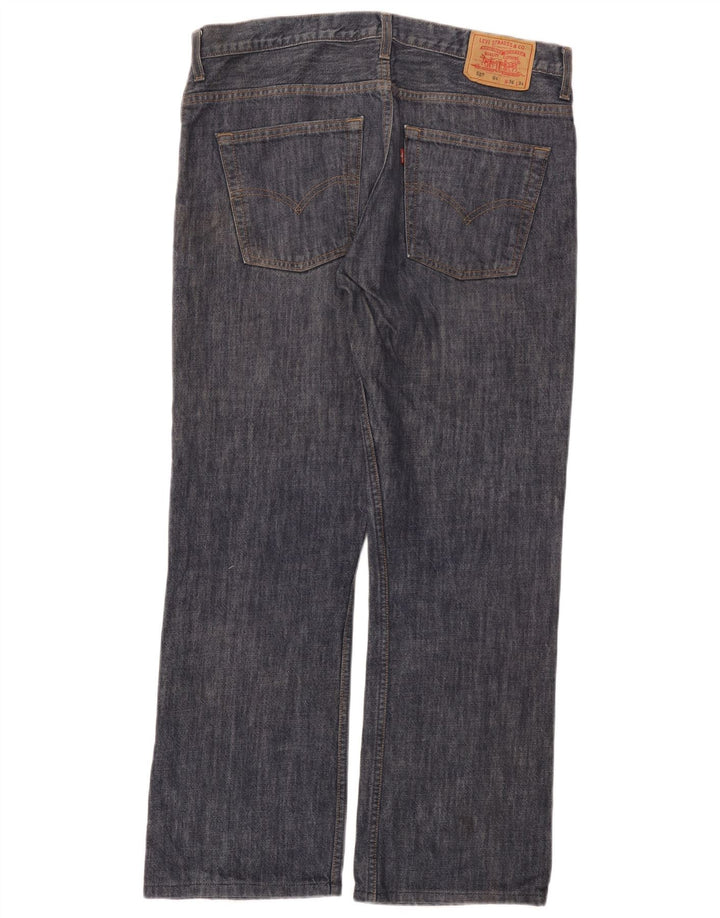 Levi's Herre 507 lige jeans W36 L30 Marineblå bomuld