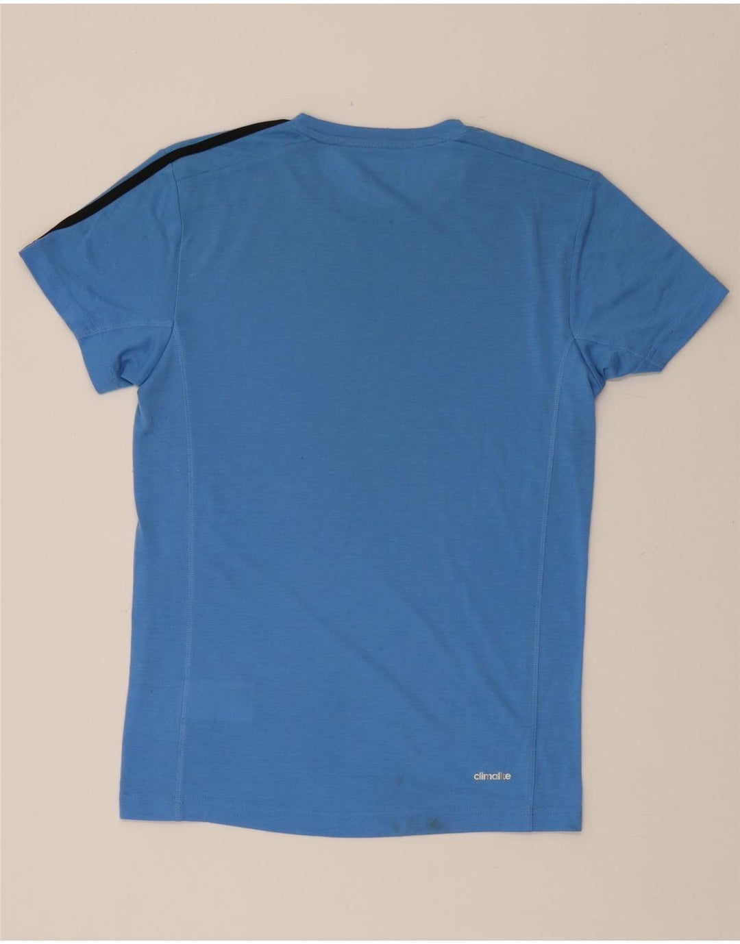 ADIDAS Mens Climalite T-Shirt Top XS Blue Polyester Vintage Adidas and Second-Hand Adidas from Messina Hembry 