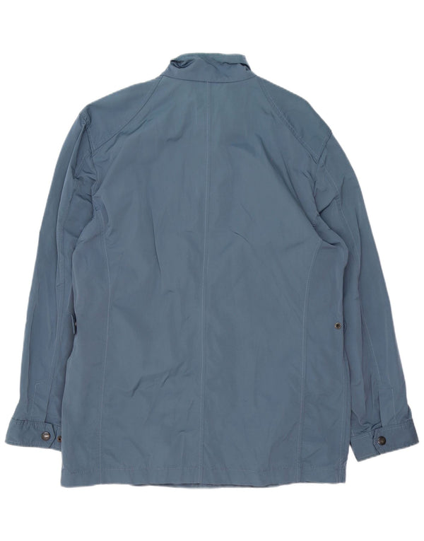 Fay Herre Utility Jacket UK 40 Large Navy Blue Polyester