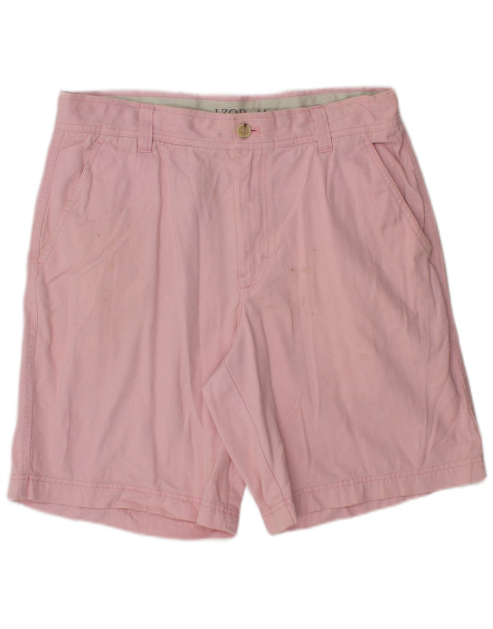 IZOD Chino Shorts til mænd W34 Large Pink Bomuld