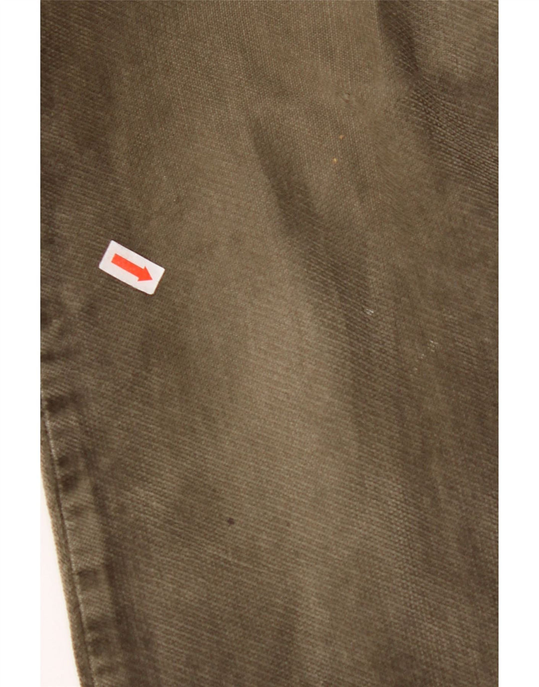 ARMANI Straight Casual bukser til mænd W34 L29 Khaki Bomuld