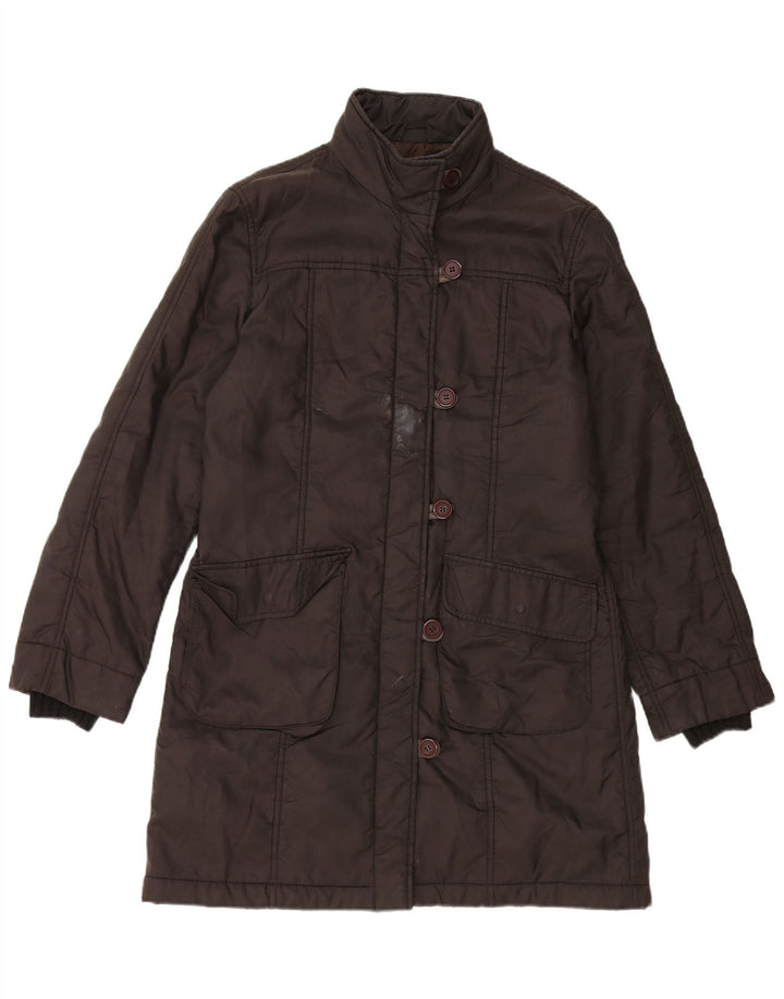 Fay Womens Windbreaker Coat UK 16 Large Brown