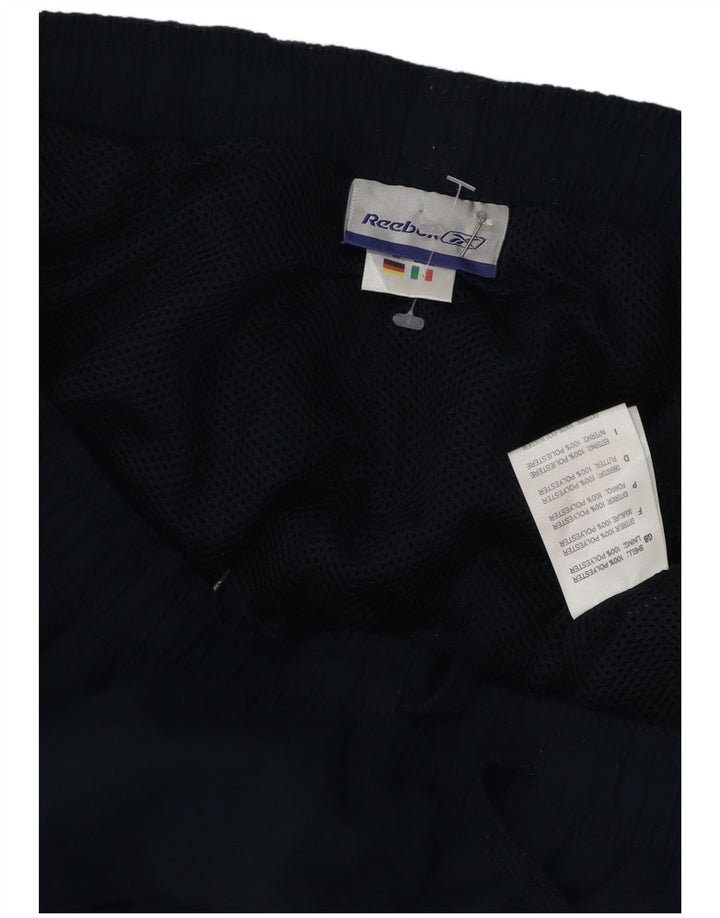 Reebok Herre grafiske Capri træningsdragt bukser XL marineblå polyester