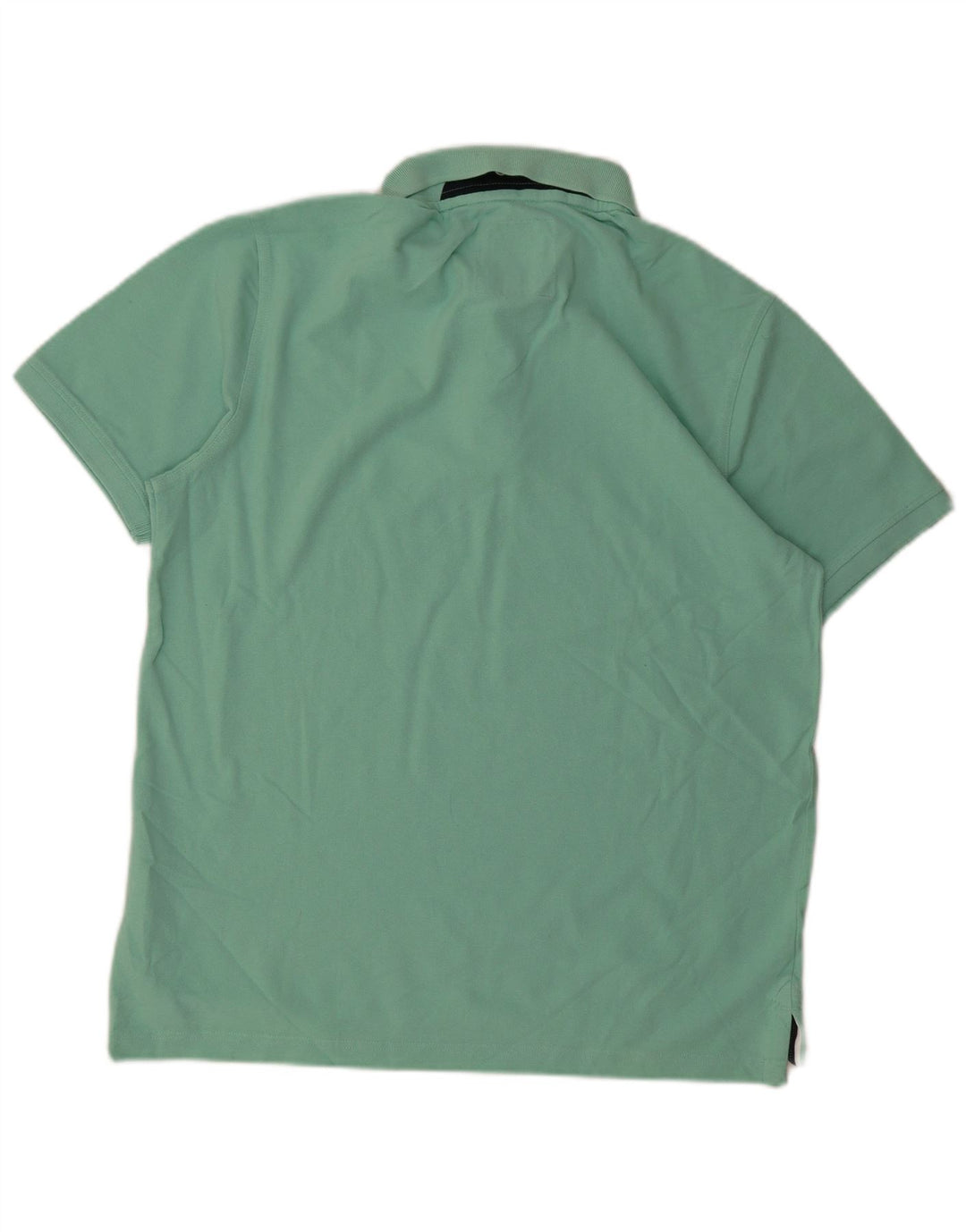 CREW TØJ Herre poloshirt Stor turkis bomuld