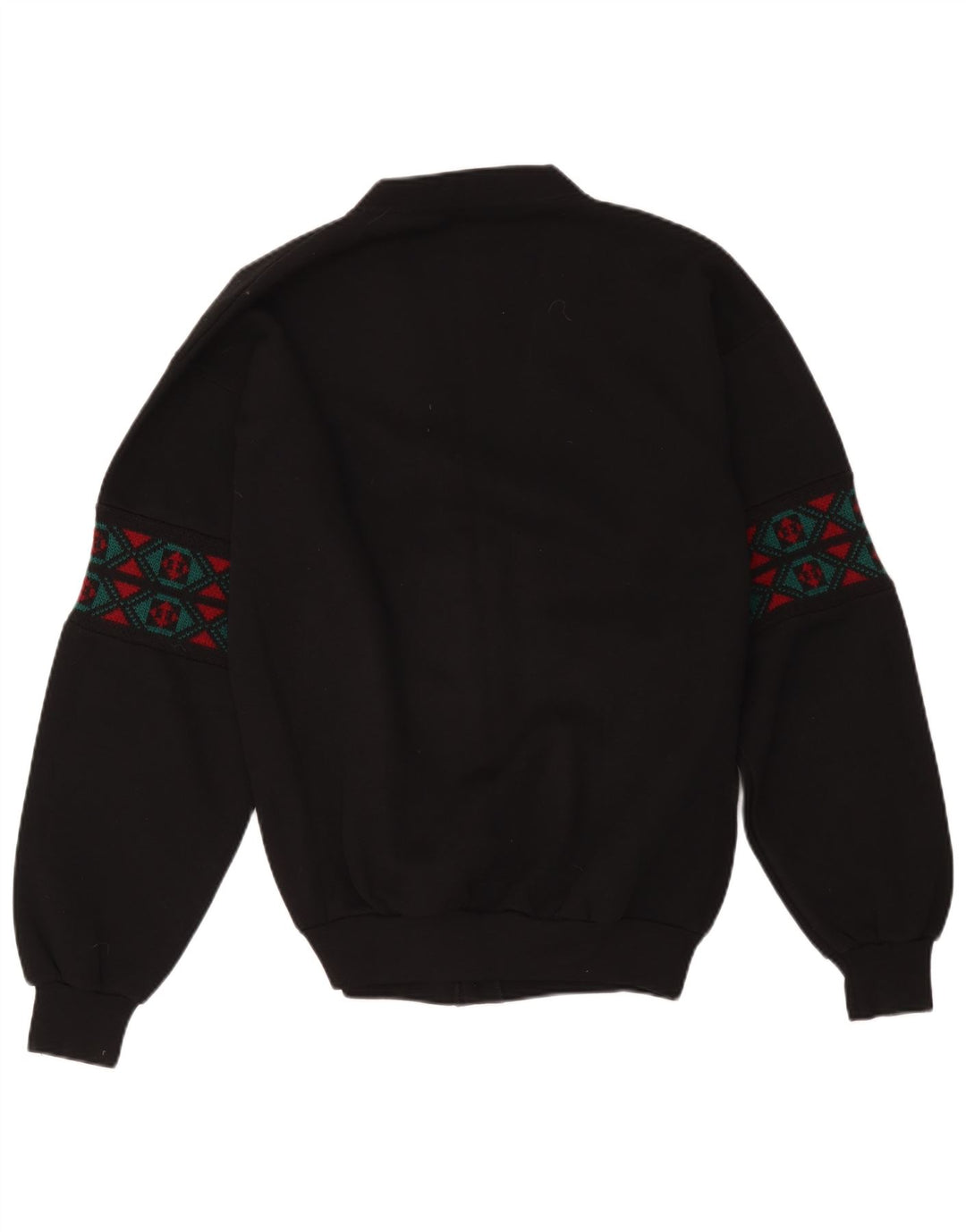 Sporting Club Herre Cardigan Sweater Stor Sort Geometrisk