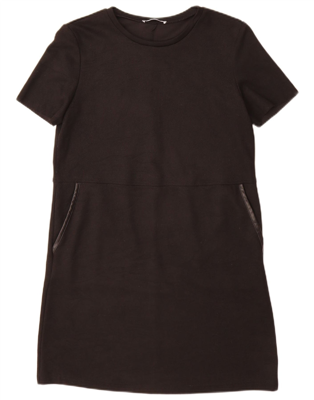 Zara Womens Shift Dress UK 10 Small Black