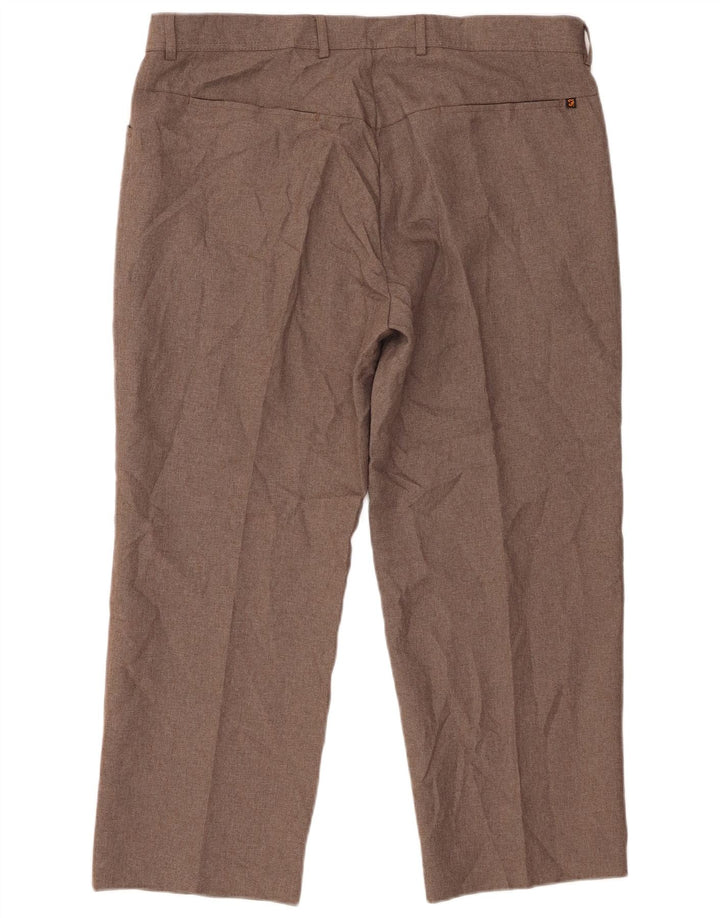 Farah Straight Cropped bukser til mænd W40 L26 brun polyester