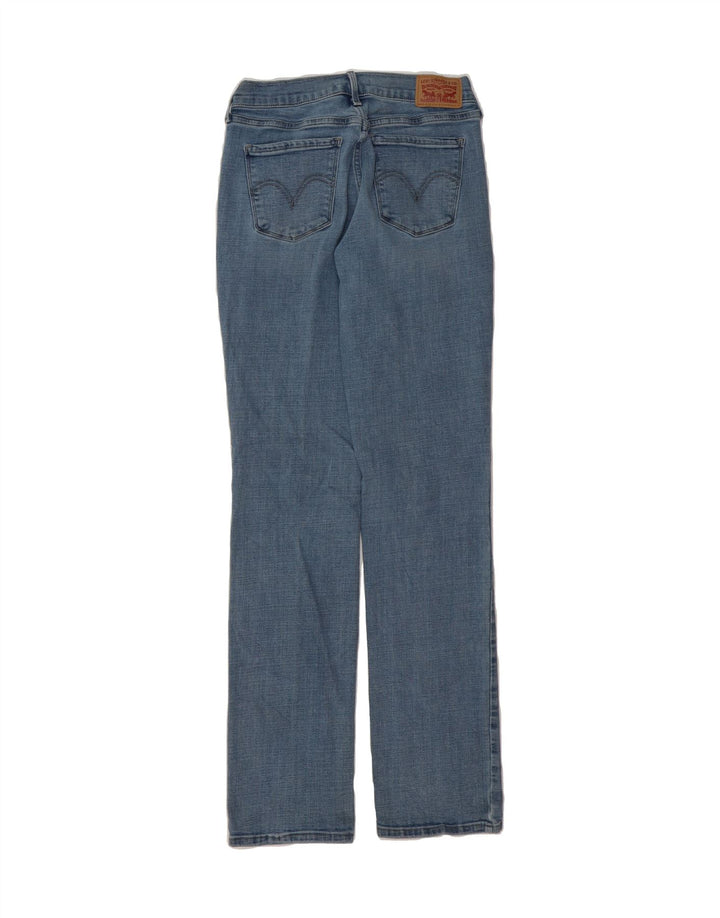 LEVI'S Dame 505 Straight Jeans US 4 Small W27 L34 Blå Bomuld