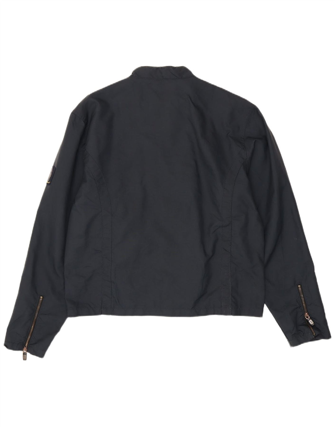 Refrigue Herre Bomber Jacket UK 44 2XL Navy Blue Colourblock Nylon