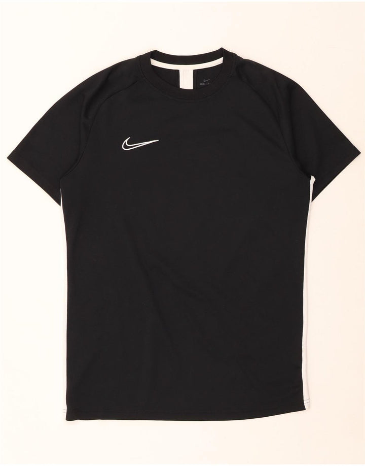 NIKE Herre Dri Fit T-shirt Top Medium Sort Colourblock