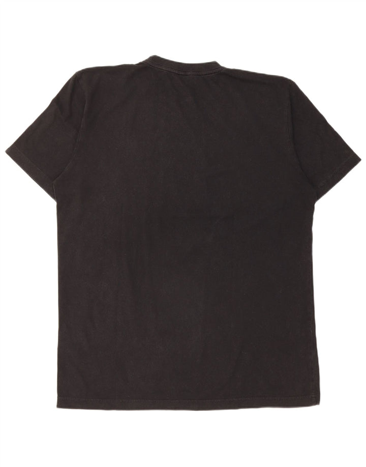 Hugo Boss Herre T-Shirt Top Stor Sort Bomuld