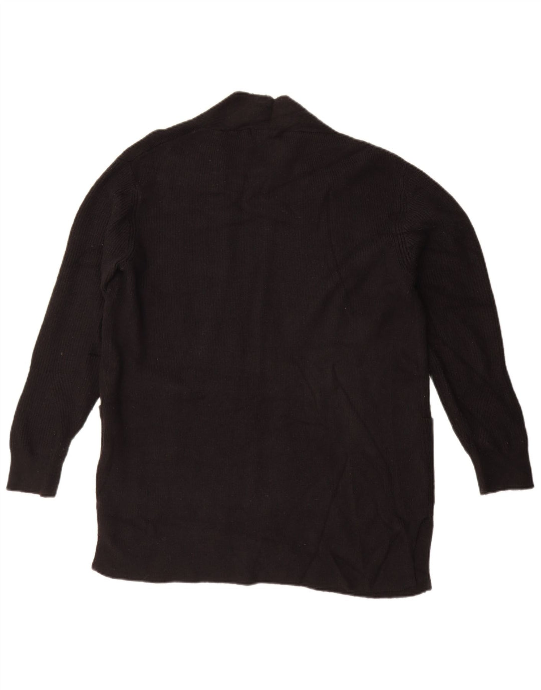 Marks & Spencer Dame Oversized Open Cardigan Sweater UK 14 Large Black