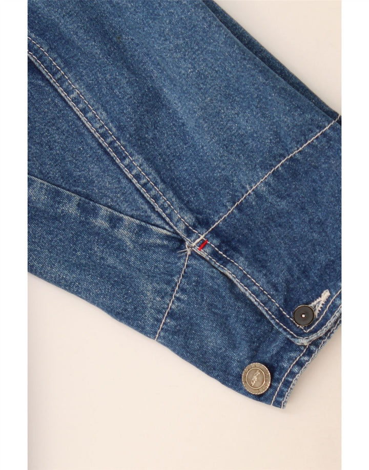 Krizia Herre Oversized Denim Jacket UK 14 Medium Blue