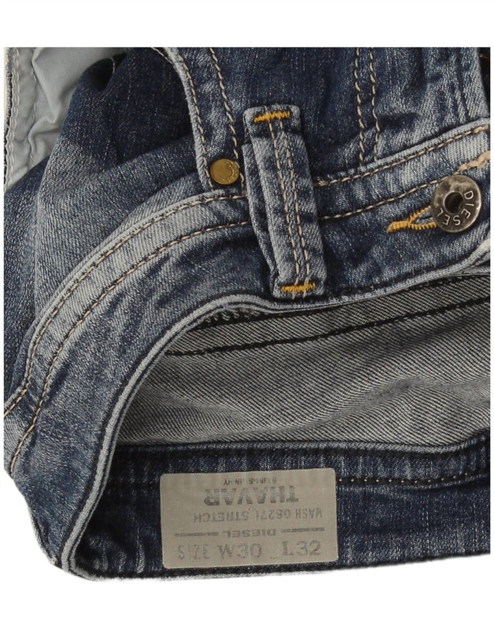 Diesel Dame Thavar Slim Skinny Jeans W30 L32 Blå