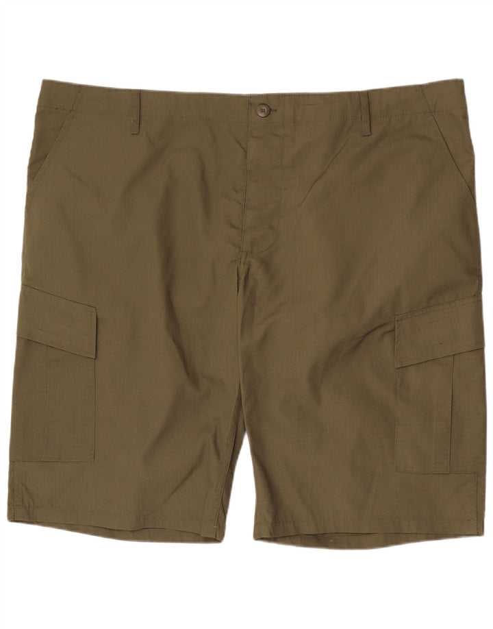Mil-Tec Herre Cargo Shorts 2XL W44 Khaki Ternet polyester