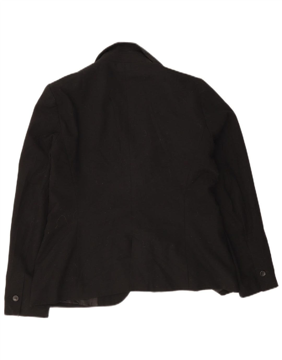 Zara Dame 1-knaps blazerjakke EU 42 Large Sort