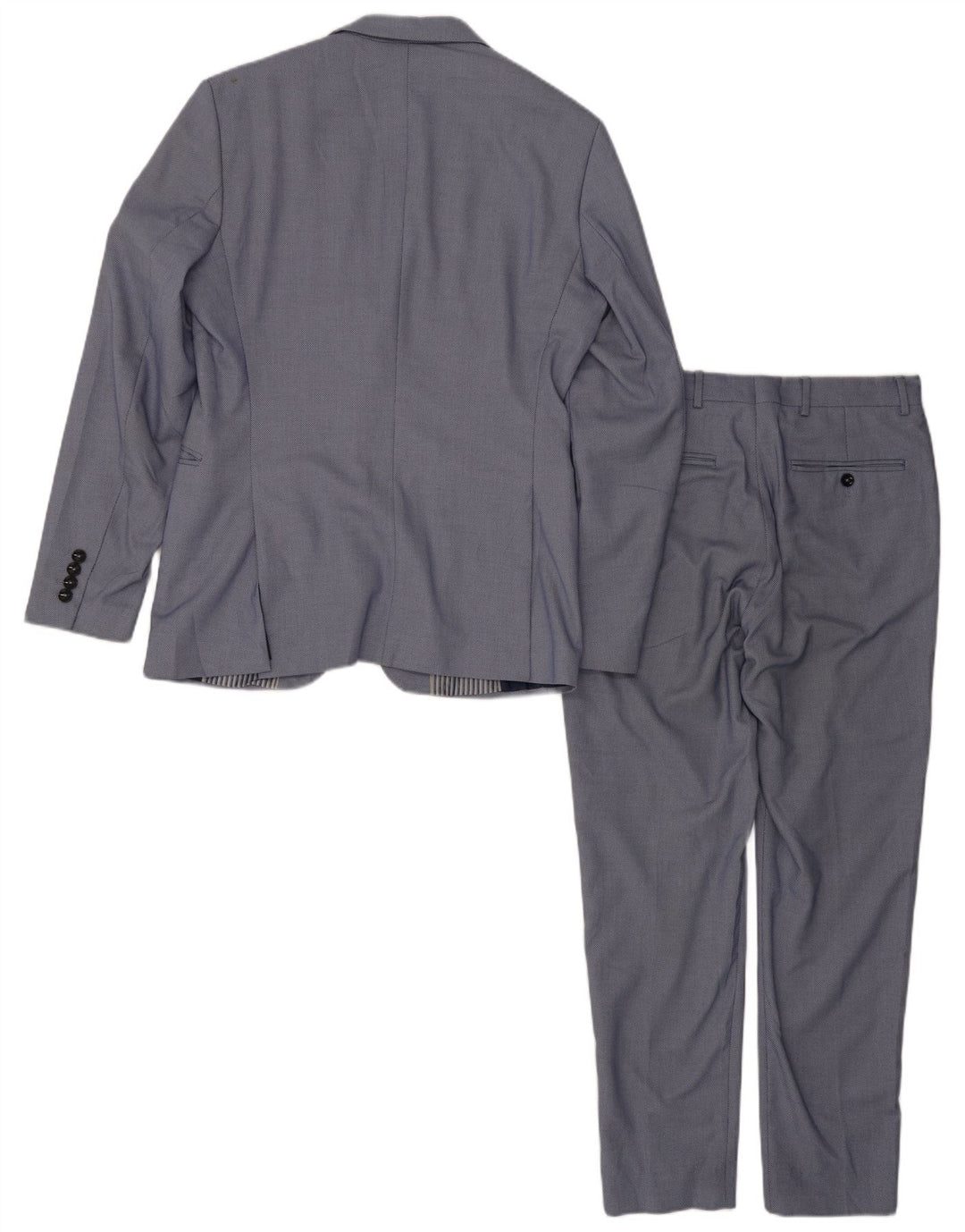 Zara Herre 2-knap jakkesæt EU 48 Medium W32 L28 Blå