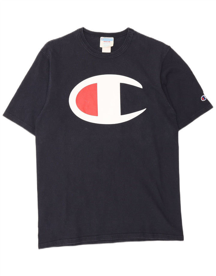 CHAMPION Grafisk T-shirt til mænd, medium marineblå