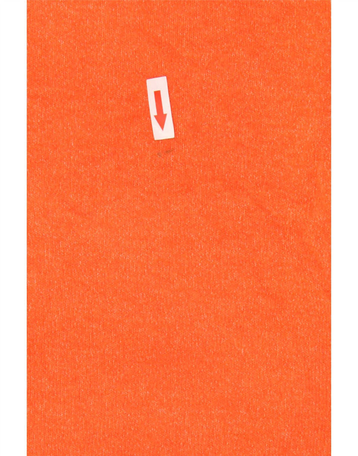 Marks & Spencer Dame Oversized T-Shirt Top UK 10 Small Orange Polyester