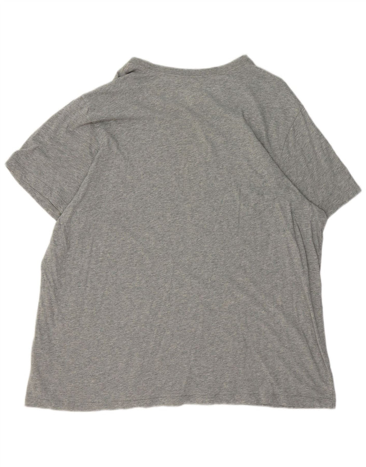 NIKE Mens Graphic T-Shirt Top 2XL Grey Cotton