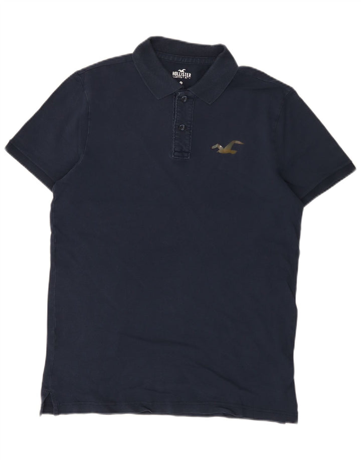 Hollister Poloskjorte til mænd Medium Navyblå Bomuld