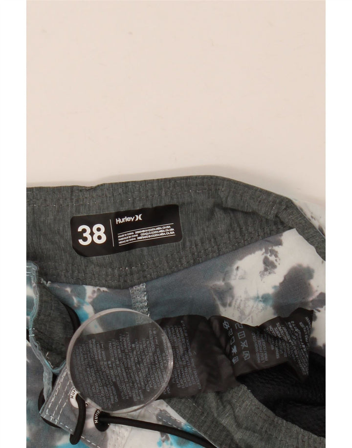 Hurley Herre svømmeshorts XL Grå Tie Dye Polyester