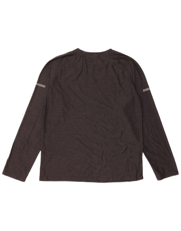 RUSSELL ATHLETIC Drenge Dri-Power Top Langærmet 14-15 år XL Grå