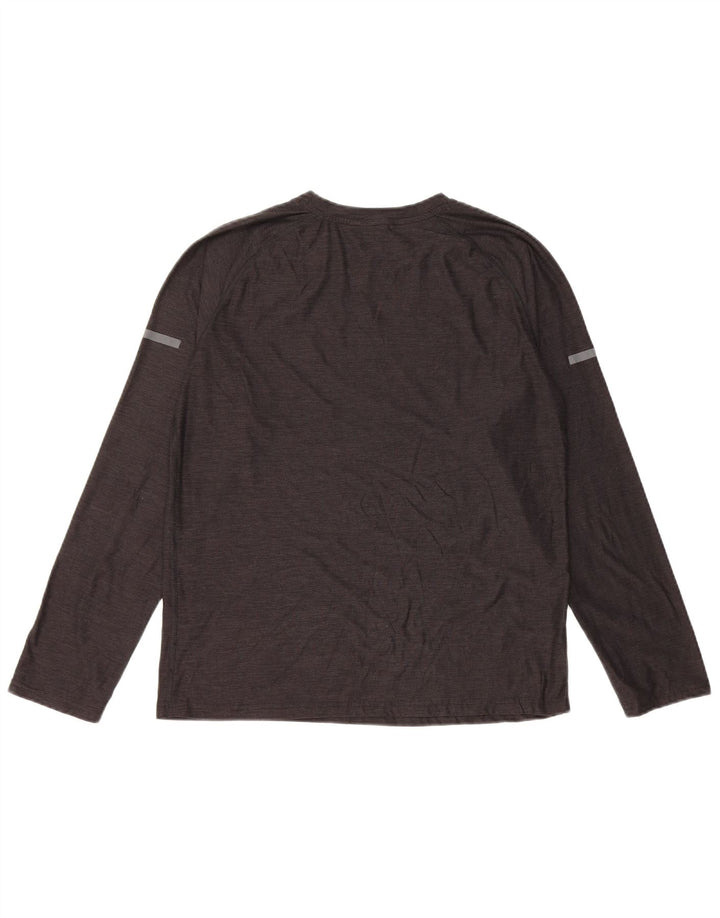 RUSSELL ATHLETIC Drenge Dri-Power Top Langærmet 14-15 år XL Grå