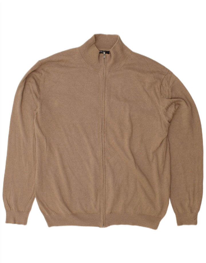 REPLAY Herre Cardigan Sweater XL Beige Bomuld