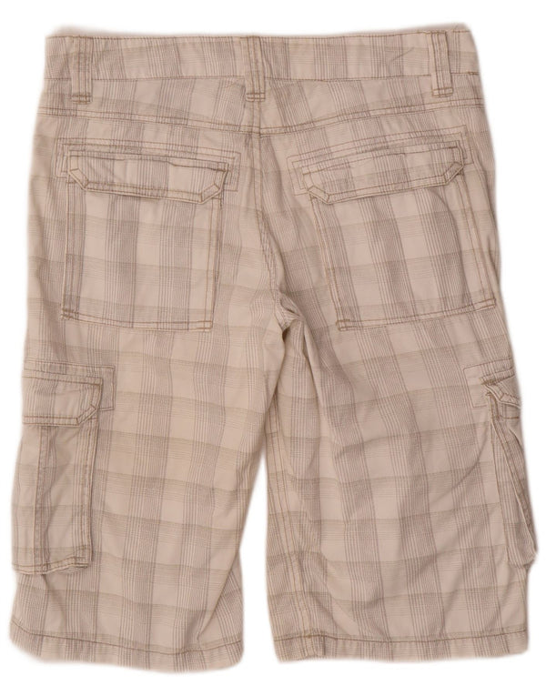 CLOCK HOUSE Herre Cargo Shorts W32 Medium Off White Ternet bomuld