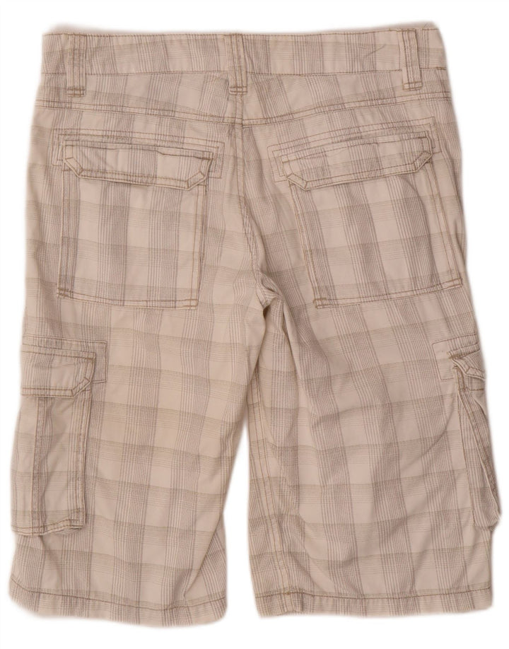 CLOCK HOUSE Herre Cargo Shorts W32 Medium Off White Ternet bomuld