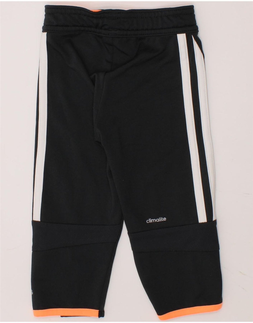 ADIDAS Girls Climalite Graphic Tracksuit Trousers 2-3 Years Grey Polyester Vintage Adidas and Second-Hand Adidas from Messina Hembry 