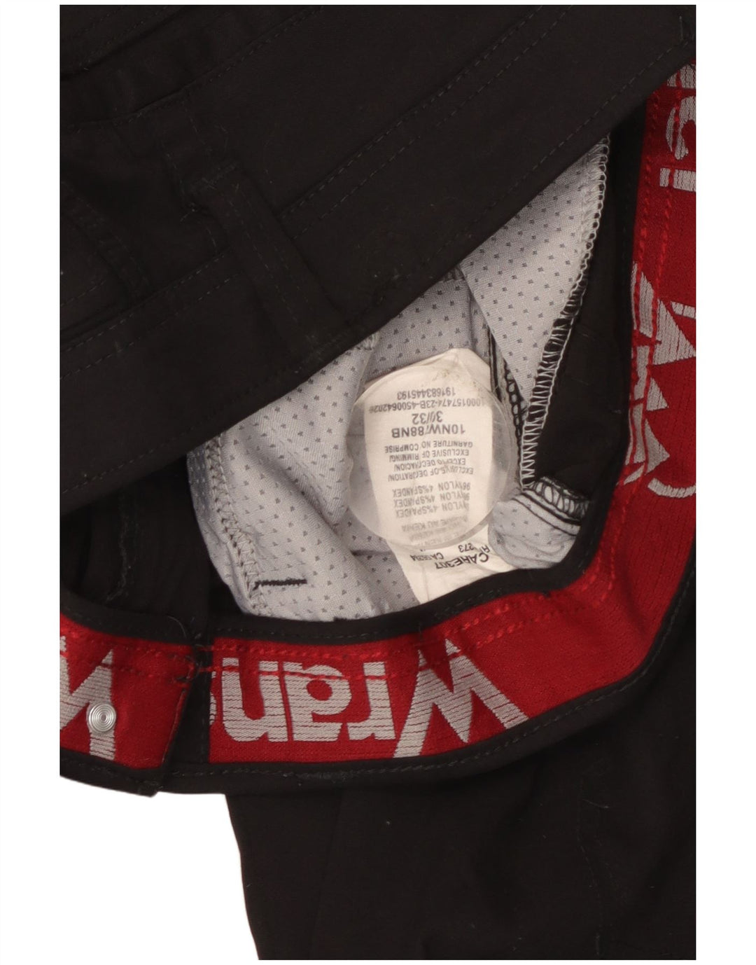 Wrangler Herre Lige Vandre Cargo Bukser W30 L32 Sort Nylon