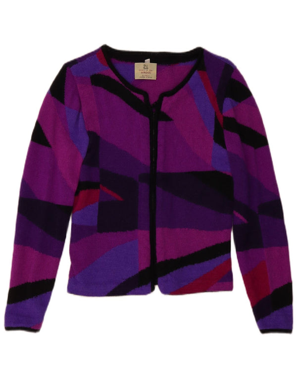 Spirit Of The Andes Dame Cardigan Sweater UK 10 Small Multicolored