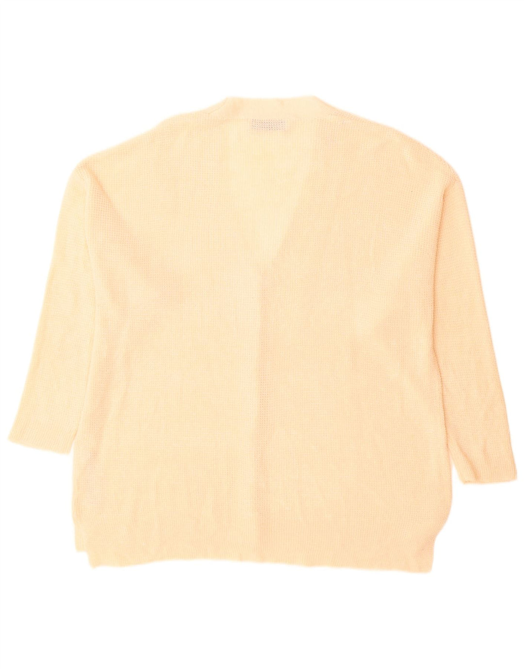 Zara Dame Oversized Cardigan Sweater UK 10 Lille Beige Akryl
