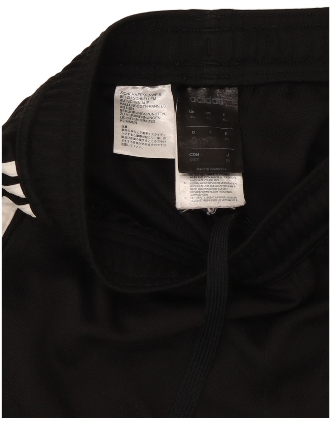 ADIDAS Herre Climalite træningsdragt bukser XS sort polyester